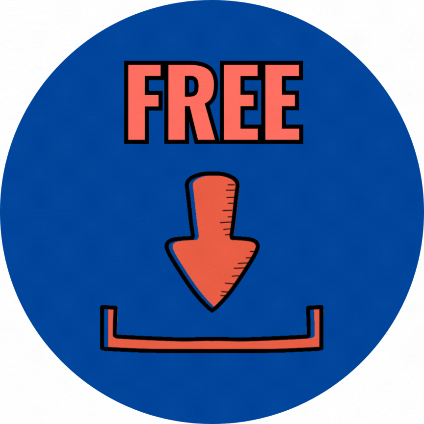 Free download button for freebies
