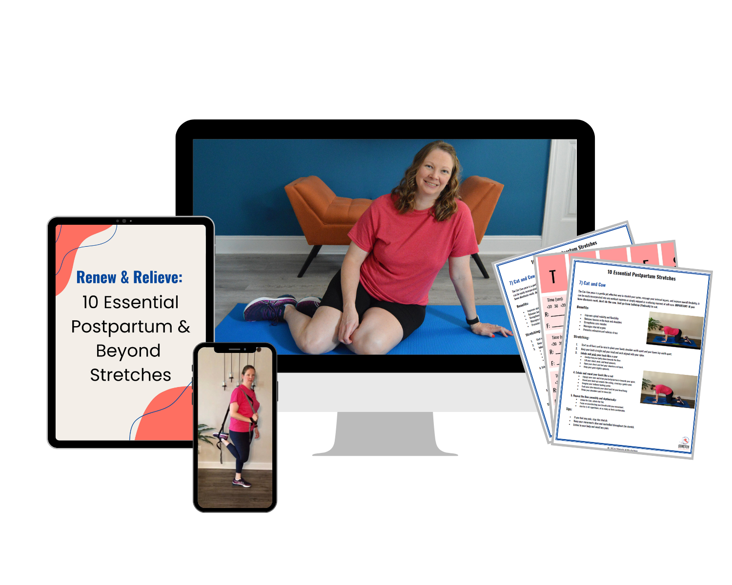 Renew & Relieve: 10 Essential Postpartum and Beyond Stretches